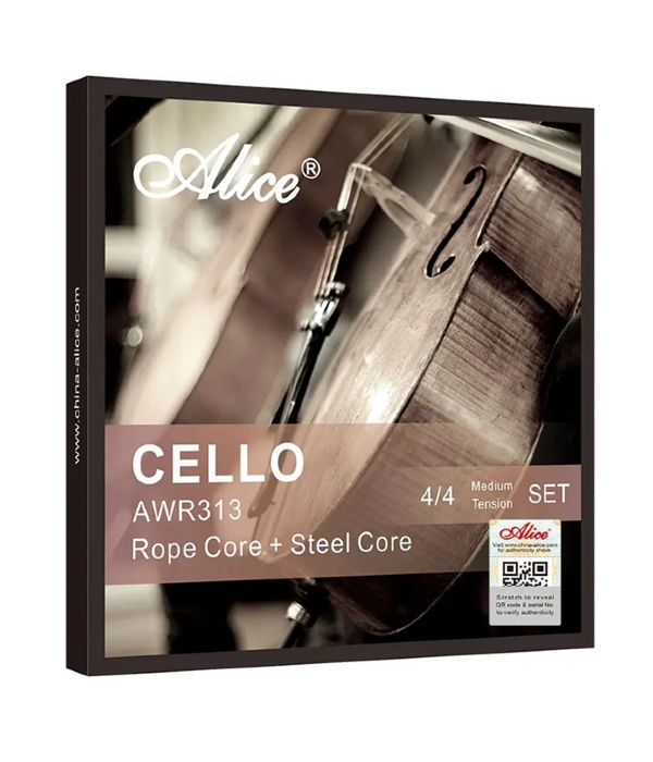 1 Encordoamento Violoncelo - Alice AWR313