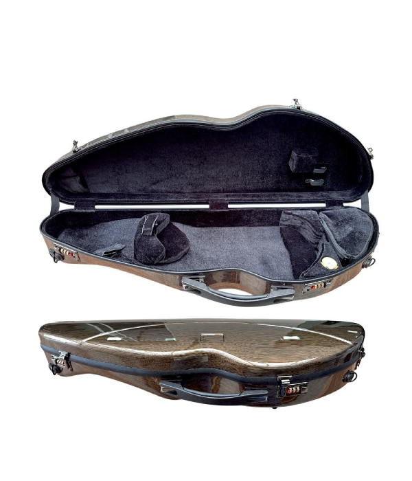 Estojo Case Fibra De Vidro Violino 4/4 - Brown