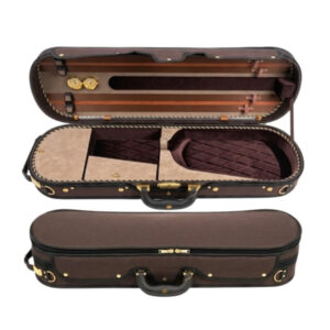 Estojo Case Retangular Violino - Wood Luxury Moderno
