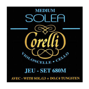 6 Encordoamento Violoncelo - Corelli Solea 680M