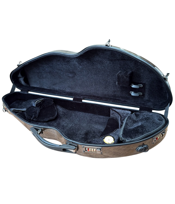Estojo Case Fibra De Vidro Violino 4/4 - Brown