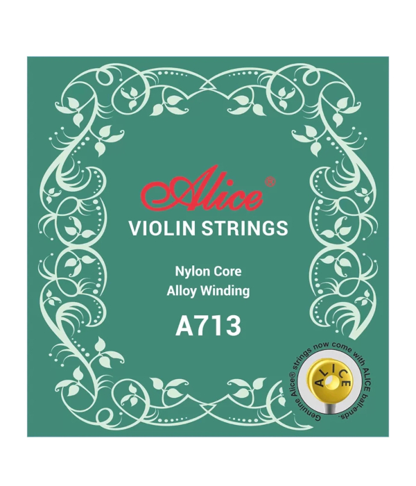 7f320b3d-6a53-4a6c-92f9-3989e3813d7e Encordoamento Violino Nylon - Alice A713