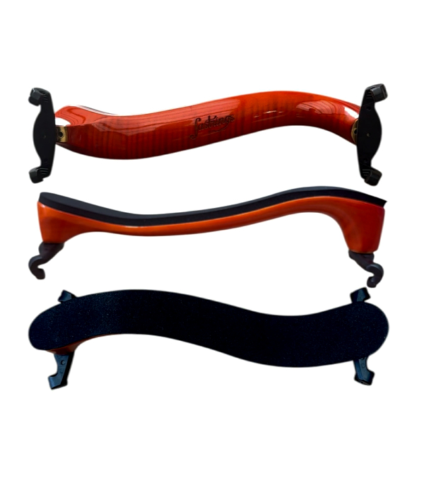 VIOLA Espaleira Para Viola Maple Luxe Flamed Ajustável Rajada