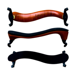 Espaleira P/ Violino Maple Luxe Flamed Ajustável Rajada.