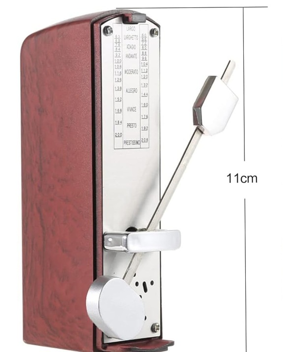 escudo Mini Metrônomo Mecânico Universal Portátil De Bolso