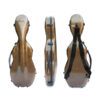 Estojo Case Fibra De Vidro Violino 4/4 Shaped Brown