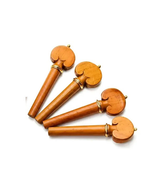 125 Cravelhas Violino Boxwood Heart Gold 4/4