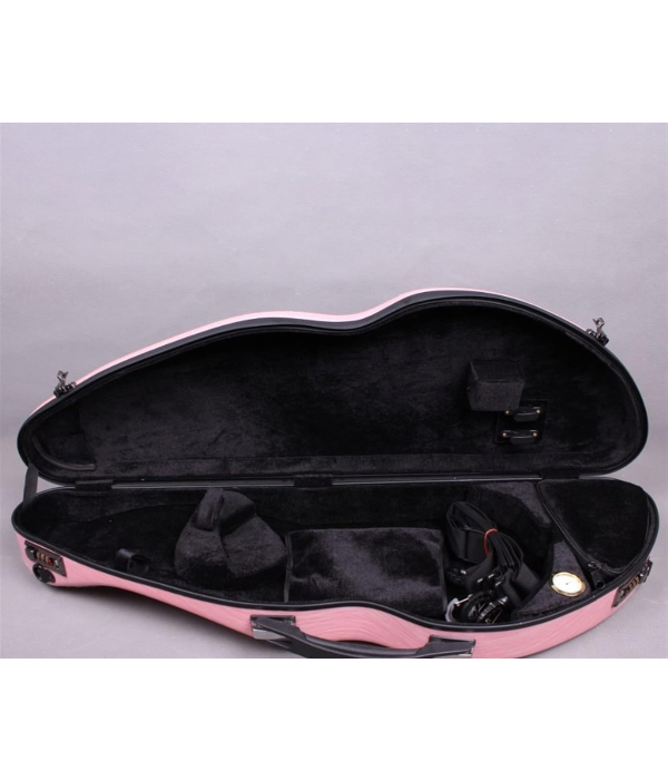 Estojo Case Fibra De Vidro Violino Pink