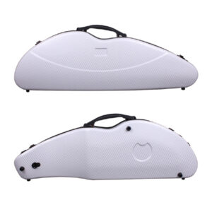 Estojo Case Fibra De Vidro Violino Branco