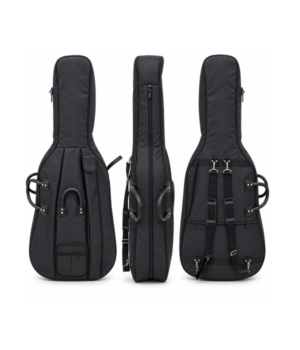 3 Bag Premium De Violoncelo Acolchoado Grosso & Impermeável