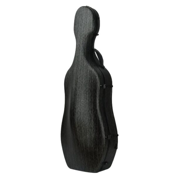 fr Estojo Case Violoncelo Rígido Fibra Matt Black Meteor 4/4