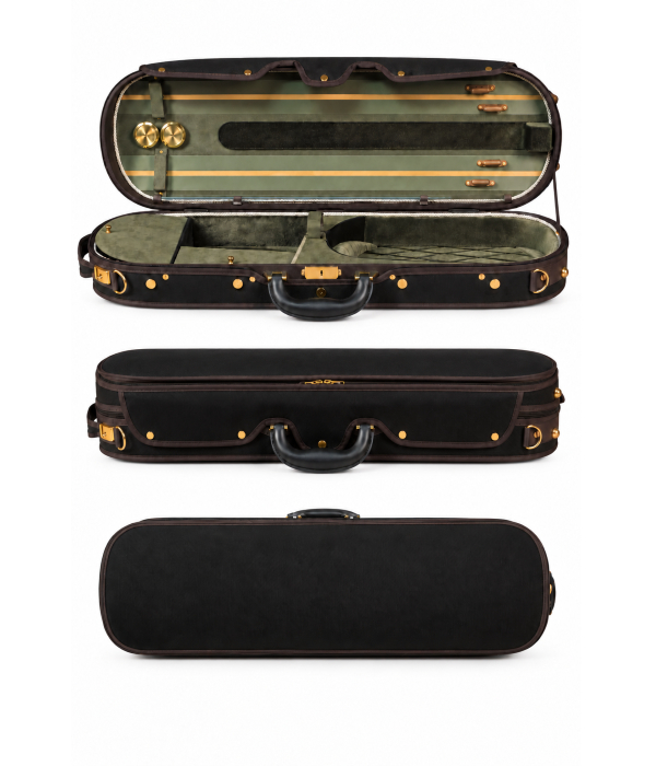 1111 Estojo Case Retangular Violino - Baker Street Bk-4030 Luxury